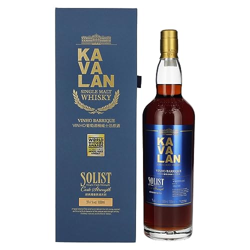 Kavalan SOLIST Vinho Barrique Cask 59,4% Vol. 1l in Geschenkbox von Kavalan