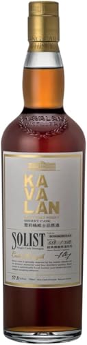 Kavalan Single Malt Whisky Solist Sherry 57% vol in Geschenkpackung Cask Strength Taiwan (1 x 0.7 l) von Kavalan