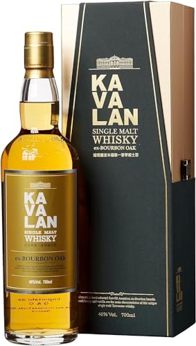 Kavalan Single Malt Whisky ex-Bourbon Oak Taiwan in Geschenkpackung (1 x 0.7 l) von KAVALAN