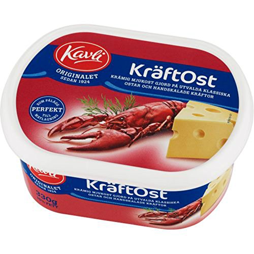 Kräftost 330g Kavli - Streichkäse mit Krebsfleisch (330g) von Kavli