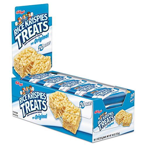 Keebler Kellogg's Rice Krispies Treats - Rice Krispies Leckereien, Original Marshmallow, 37 ml Snackpack, 20 Packungen/Box von Keebler