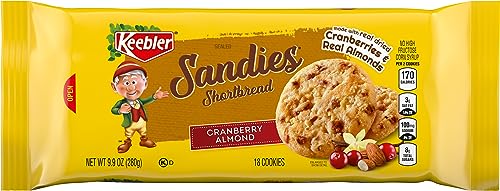 Keebler Sandies Shortbread, Cranberry-Mandel, 280 ml von Keebler