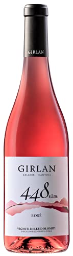 448 s.l.m Cuvée Rosé IGT 2020 von der Kellerei Girlan (1x0,75l), trockener Roséwein aus Südtirol von Kellerei Girlan