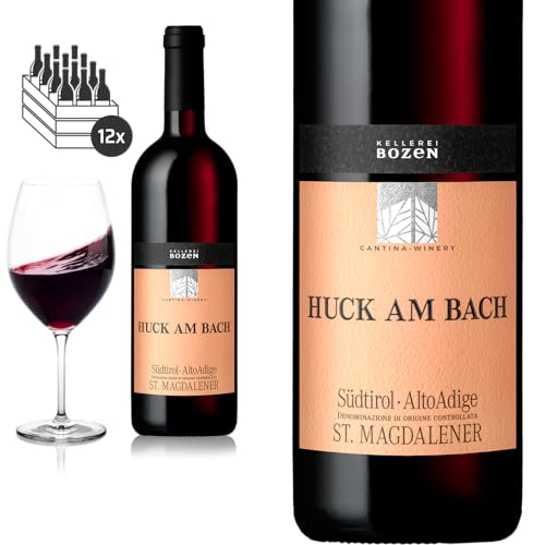 12er Karton 2023 HUCK AM BACH Sankt Magdalener Classico von Kellerei Bozen/Gries - Rotwein von Kellerei St. Magdalena - Bozen/Gries