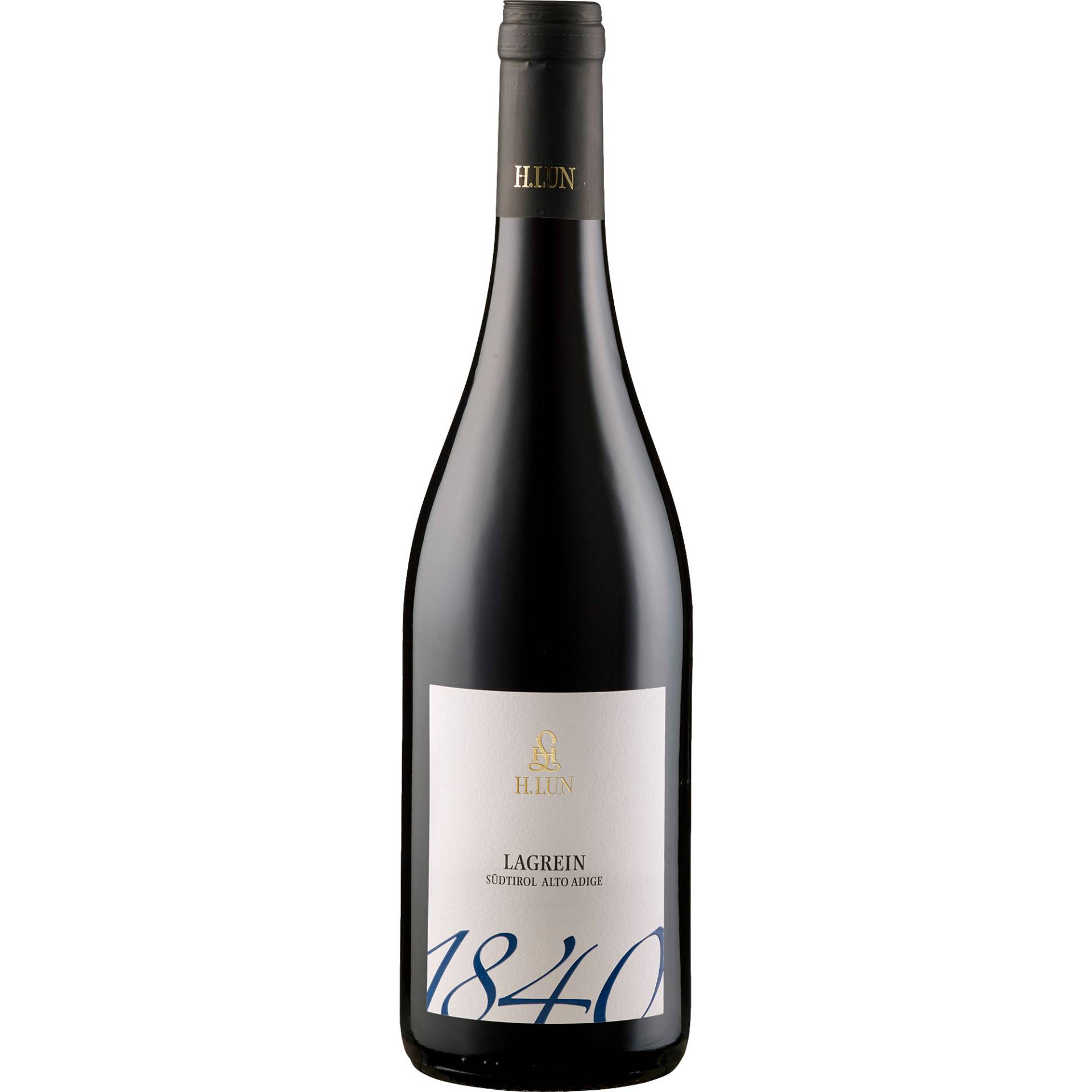 H. Lun 1840 Lagrein, Alto Adige DOC, Südtirol, 2023, Rotwein von Kellereigenossenschaft Girlan Landw. Ges.,   IT 39057 Girlan (BZ)