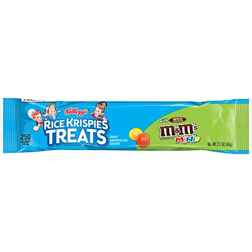 Kellogg's 13189 Rice Krispies Treats Original Marshmallow mit M&Ms 59,5 g Riegel 12/Box von Kellogg's