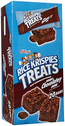 Kellogg's Rice Krispies Treats Double Chocolatey Chunk Riegel, 37 ml, 20 Stück von Kellogg's