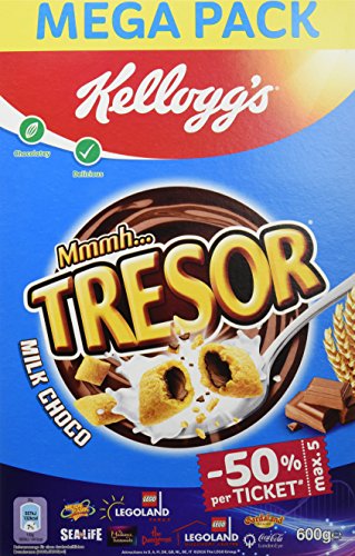 Kellogg's Tresor Milk Choco, 6er Pack (6 x 600 g) von Kellogg's