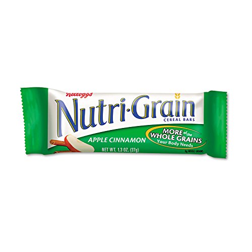 Nutri-Grain Cereal Bars, Apple-Cinnamon, Indv Wrapped 1.3oz Bar, 16/Box von Kellogg's