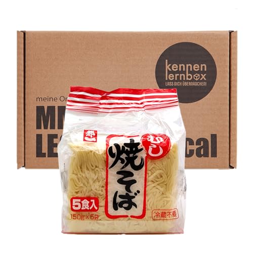 Kennenlernbox 5er Yakisoba Nudel | Miyakoichi Mushi Yakisoba Nudeln (5x 150g) von Kennenlernbox