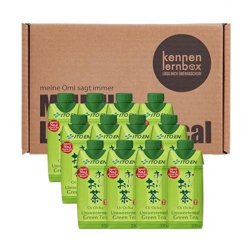 Kennenlernbox | ItoEn Oi-Ocha ungesüßter Grün Tee | 12er Pack (12x 330ml) von Kennenlernbox