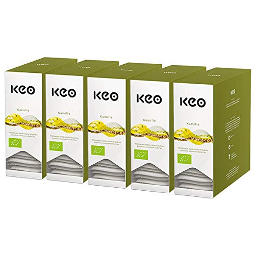 Keo BIO Teachamp Kuvert Kamille / 5er Pack von Keo