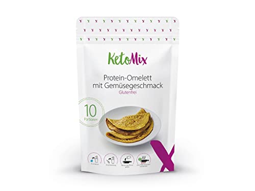 KetoMix Protein-Omelett | 10 Portionen, 250 g (250g, Gemüse) von KetoMix