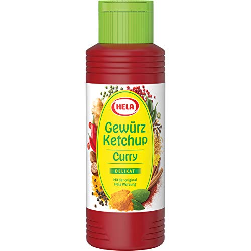 Hela Gewürz Ketchup Curry delikat mit dem grünen Deckel 300ml von Ketschup