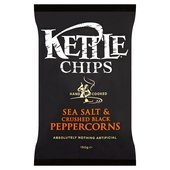 Kettle Chips Sea Salt With Crushed Black Peppercorns 150g von Kettle Chips