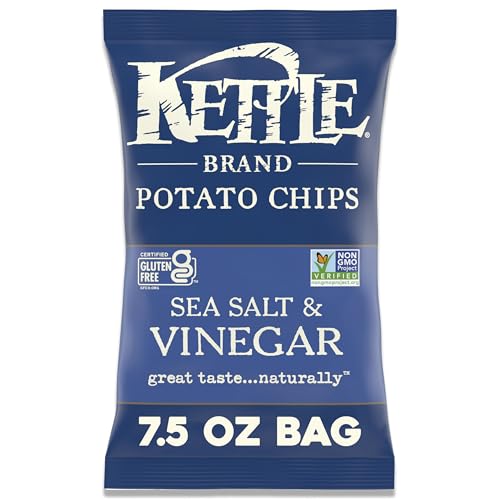 Kettle Brand Kartoffelchips, Meersalz und Essig, Wasserkocherchips, 213 ml von Kettle