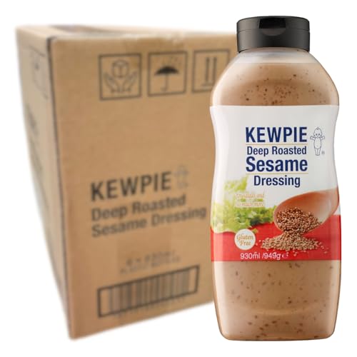 KEWPIE - Sesam Dressing, geröstet - 6 x 930 ml - Multipack von Kewpie