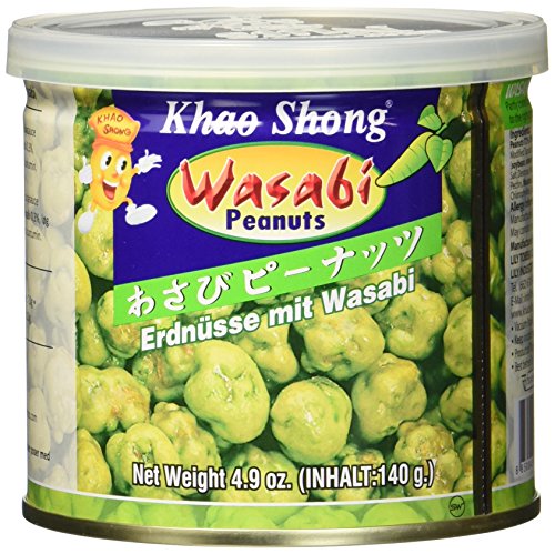 Khao Shong Erdnüsse mit Wasabi dose, 140 g von Khao Shong