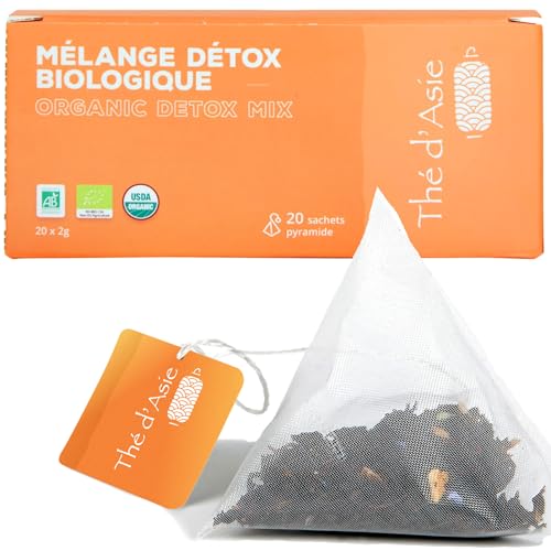 Khla - Kräutertee Detox Mix Bio - 20 Beutel Kräutertee Pyramiden von Khla