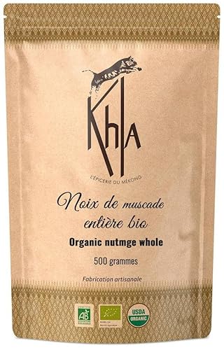 Khla - Muskatnuss Ganz Bio - Beutel 500g - Muskatnuss aus Sri Lanka von Khla