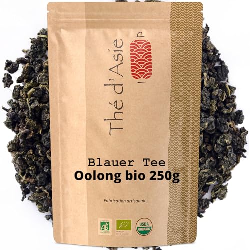Khla - Oolong Tee Bio 250g - Blauer Tee - Natürliches Loser Tee - Biologischer Asiatischer Tee - Lose und Geschnitten - Kräutertee & Aufguss - Aus China von Khla