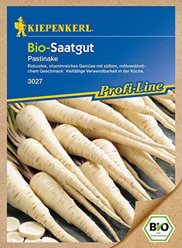 BIO Pastinake, robustes und vitaminreiches Gemüse mit süßem möhrenähnlichen Geschmack, Bio-Saatgut von Kiepenkerl