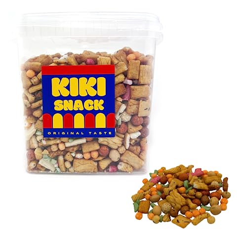 Snack Japan Snack von Reis und Erdnüssen Kiki Snack Eimer 1,5 kg von Kiki Snack