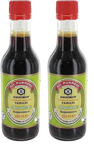 KIKKOMAN - Sojasoße Glutenfrei - (1 X 250 ML) (Packung mit 2) von Kikkoman