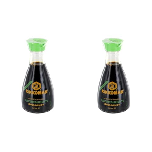 KIKKOMAN - Sojasoße Spender Weniger Salzig - (1 X 150 ML) (Packung mit 2) von Kikkoman