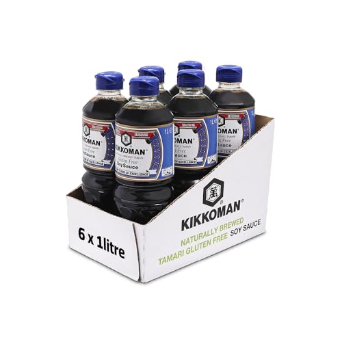 KIKKOMAN Tamari Sojasauce Glutenfrei 1000 ml (6er Pack) von Kikkoman