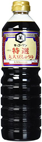 KIKKOMAN Tokusen Marudaizu Shoyu, 1er Pack (1 x 1000 ml) von Kikkoman