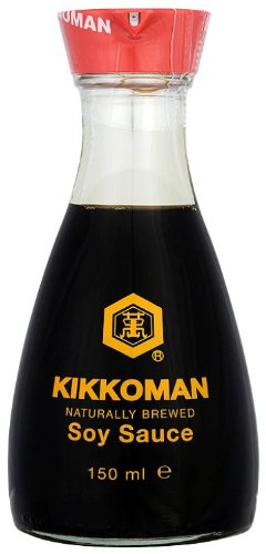 Kikkoman Natürlich gebrühte Sojasauce 150 ml (4 Stück) von Kikkoman