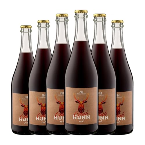 Kilian Hunn Glüh Rotwein Baden 75 cl Rotwein (Karton mit 6 Flaschen von 75 cl) von Kilian Hunn