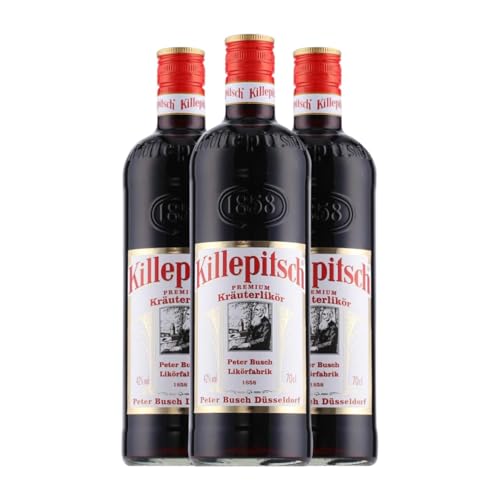 Kräuterlikör Killepitsch. Premium 70 cl (Karton mit 3 Flaschen von 70 cl) von Killepitsch