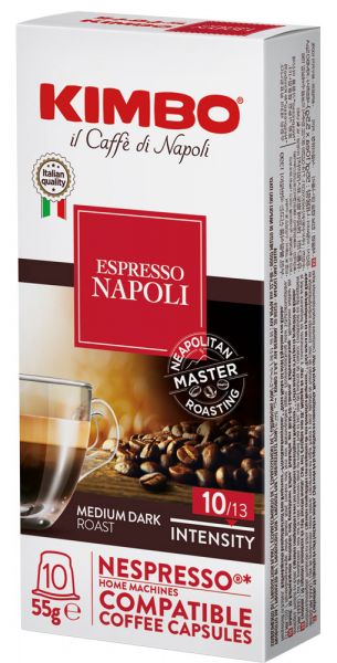 Kimbo Napoli Nespresso®*-kompatible Kapseln von Kimbo