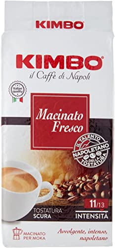 8x Kimbo Kaffee Macinato Fresco gemahlen Coffee 2 kg italienisch Caffè Espresso von Kimbo