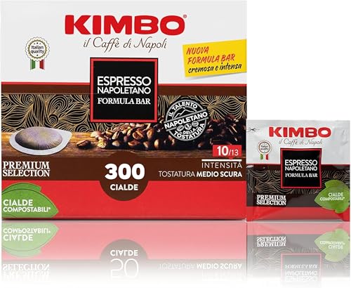 Caffè KIMBO - Kaffee Kapseln premium italienischen Kaffee ESE 44mm - ESPRESSO NAPOLI Mischung 300 Kapseln … von Kimbo