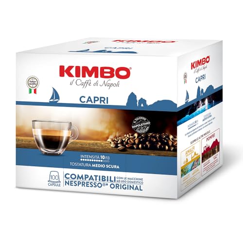 Kimbo Capri-Mischung - 100 Kapseln Kompatibel mit Nespresso von Kimbo