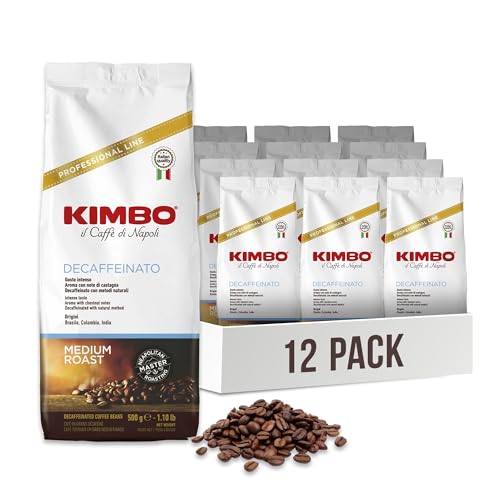 Kimbo - entkoffeinierte Kaffeebohnen - 1x 500g von Kimbo