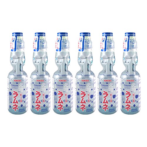 Kimura Ramune Original Flavour 200 ml (6 Flaschen) von Kimura