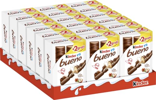 kinder bueno 8er Pack - Vorratspack mit 18 Packungen zu je 172g von Kinder Bueno