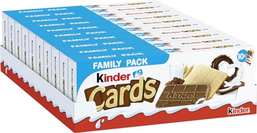 kinder Cards Family Pack - Vorratspack mit 10 Packungen zu je 256g von Kinder Cards