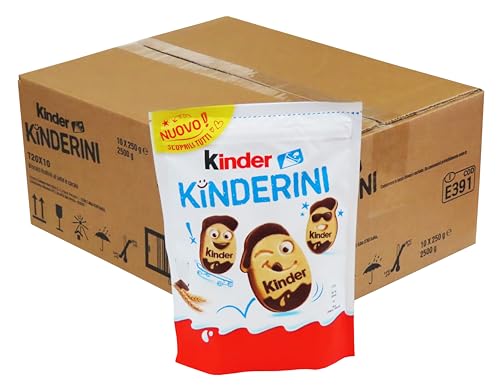 Kinder Kinderini Kekse - Vorratspack mit 10 Packungen zu je 250g von Kinder