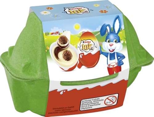 Ferrero Kinder Joy 2er, 40 g, Kombination aus Milch- & Kakaocreme, Ostern, Osterschokolade, als Geschenk von Kinder