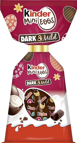 Ferrero Kinder Mini Eggs Dark & Mild | 85 g | Schokoladen-Eier | Ostern | Osterschokolade | Geschenk von Kinder