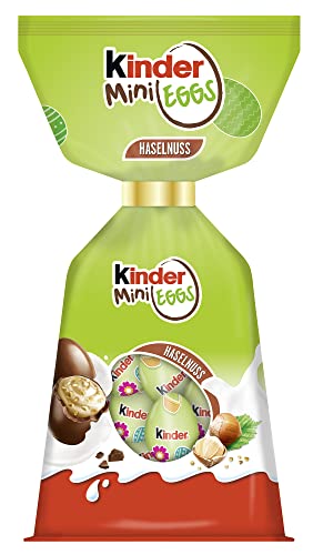 Ferrero Kinder Mini Eggs Haselnuss | 85 g | Schokoladen-Eier | Ostern | Osterschokolade | Geschenk von Kinder