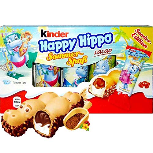 Ferrero kinder Happy Hippo Cacao (5 Riegel á 20,7g Packung) von Kinder