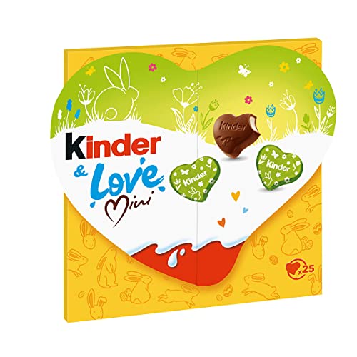 Ferrero kinder und Love Mini Herzen Geschenk für Ostern 107g von Kinder