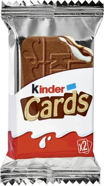 Kinder Cards Kekse mit Milch und Kakao 2er von Kinder