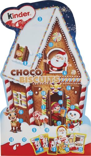 kinder Mix Adventskalender – Adventskalender mit leckeren Schokoladen-Spezialitäten – 1 Kalender à 203g von Kinder